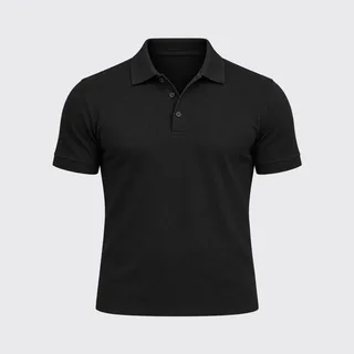 Siyah polo tişört